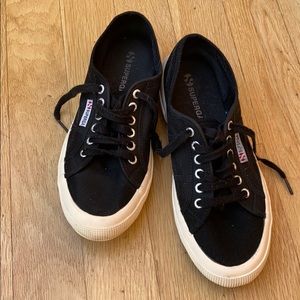 Superga Black Canvas Sneaker EU 41 1/2